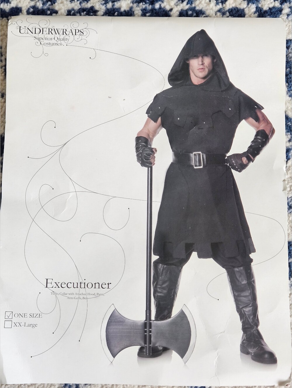 Men's Executioner Costume - One Size